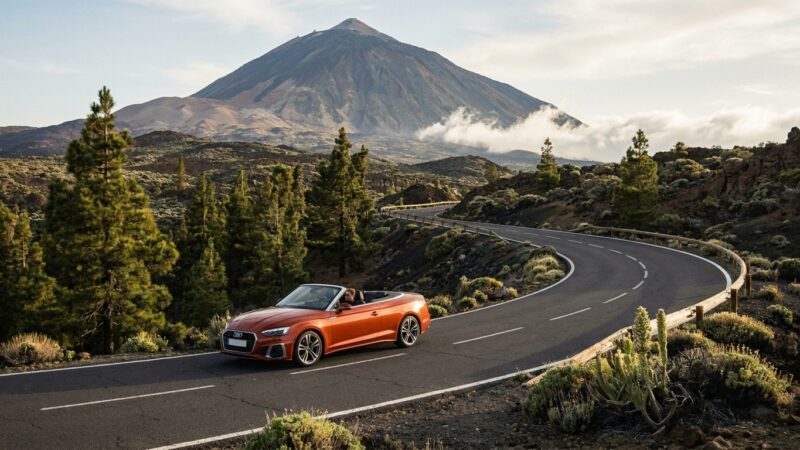 Audi A5 Cabrio na Tenerife: preizkus vožnje