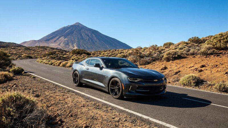 Chevrolet Camaro na Tenerife: cestni preizkus