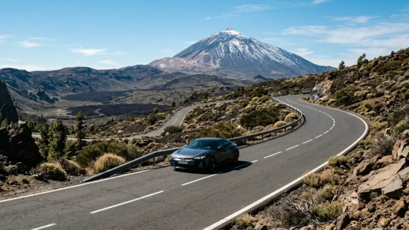 Električni najem na Tenerife: polnjenje, doseg, hibridi