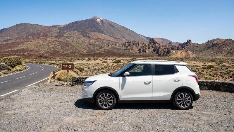 KGM Tivoli na Tenerife: preizkus vožnje po otoku
