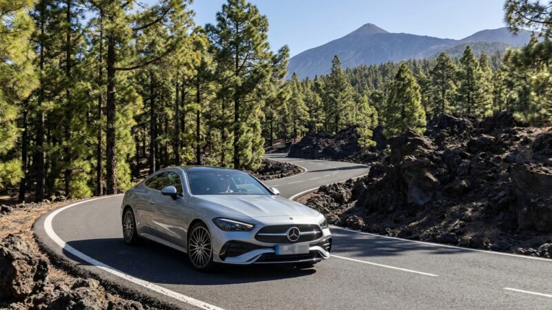 Mercedes-Benz CLE 220 D na Tenerife: preizkus vožnje