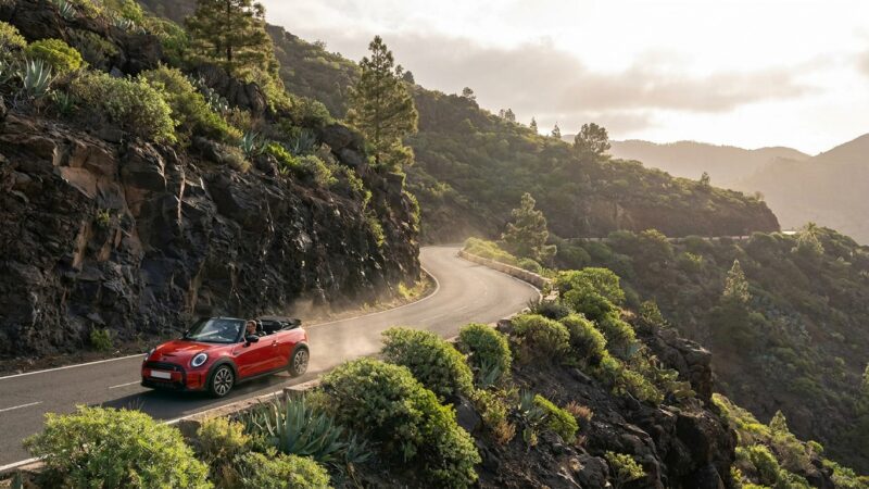 MINI Cabrio na Tenerife: ceste, poti in nasveti