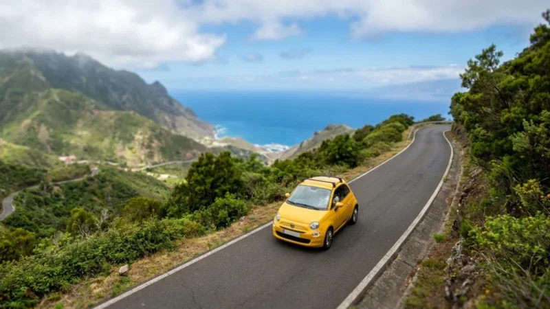 Severni Tenerife z avtom: vodnik po zeleni polovici
