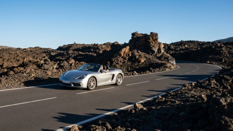 Porsche 718 Boxster na Tenerife: preizkus vožnje