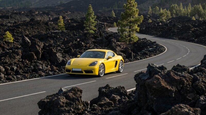 Porsche 718 Cayman na Tenerife: preizkus vožnje