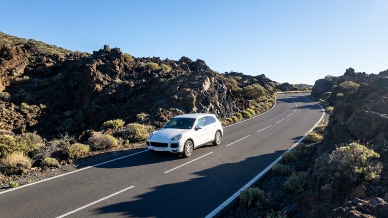 Porsche Cayenne E-Hybrid na Tenerife: preizkus vožnje