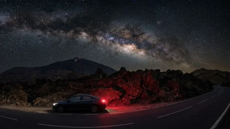 Opazovanje zvezd na Tenerife: vožnja na Teide ponoči
